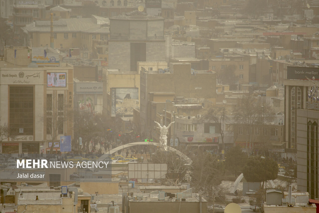 هوای شهرهای کردستان در وضعیت ناسالم قرار گرفت