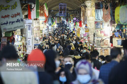 People shopping on eve of Nowruz