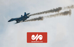 VIDEO: Russian fighter jet targeted over sky of Ukraine