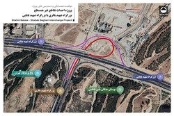 تکمیل گردش‌های ترافیکی تقاطع غیرهمسطح دو بزرگراه شرق تهران