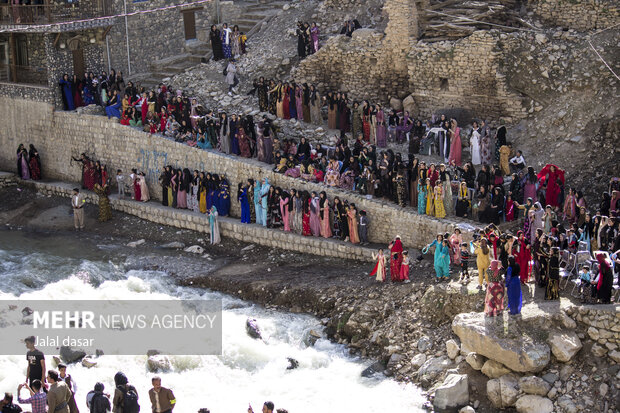 Nowruz celebration in Kurdish village of Palangan in Kamyaran
