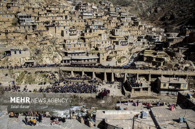 Nowruz celebration in Kurdish village of Palangan in Kamyaran
