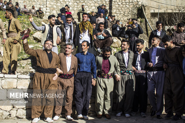 Nowruz celebration in Kurdish village of Palangan in Kamyaran
