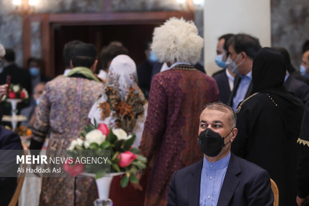 حسین امیر عبدالهیان وزیر امور خارجه کشورمان در جشن نوروزی دیپلماتیک ۱۴۰۱ حضور دارد