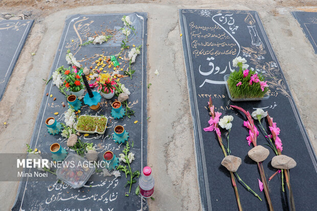 آخرین پنج شنبه سال در وادی رحمت تبریز