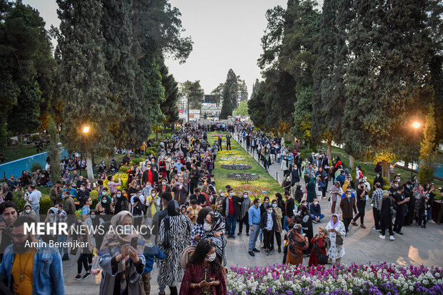 Iranians celebrate New Year in Hāfezieh