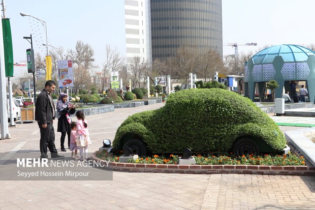 المان های نوروزی بهار 1401 در مشهد