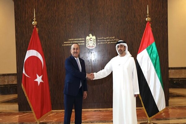 وزیر خارجه ترکیه با همتای اماراتی خود دیدار کرد