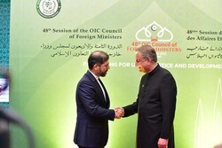 Khatibzadeh meets Pakistani PM at 48th session of OIC CFM