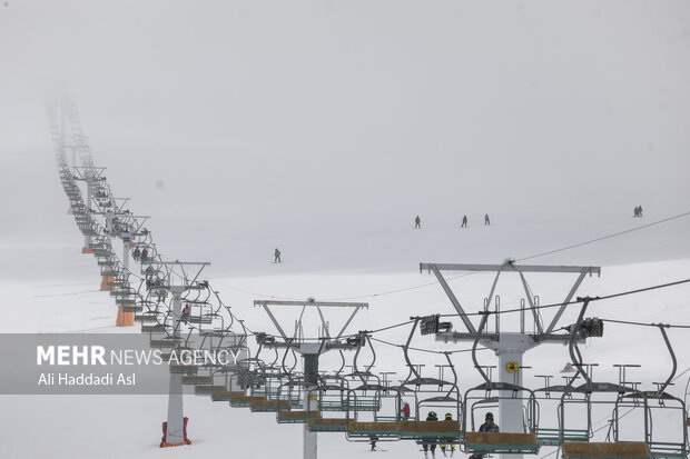 Tochal Ski Resort during Nowruz holiday
