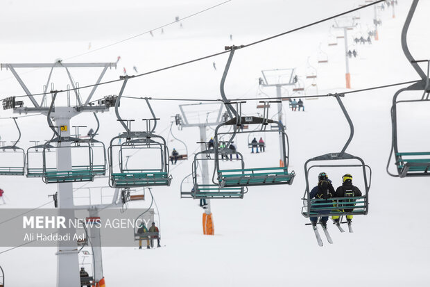 Tochal Ski Resort during Nowruz holiday
