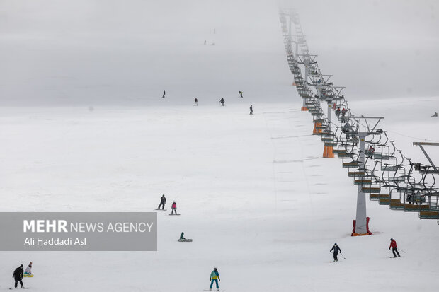 Tochal Ski Resort during Nowruz holiday
