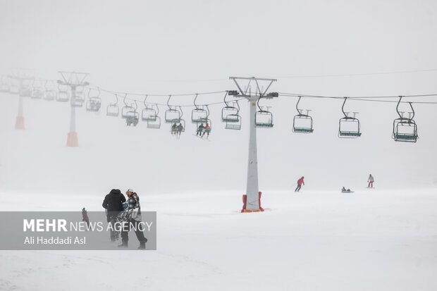 Tochal Ski Resort during Nowruz holiday
