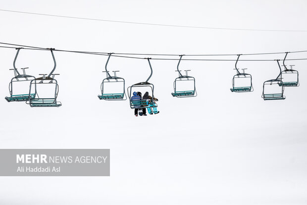 Tochal Ski Resort during Nowruz holiday
