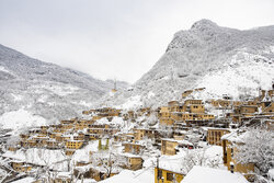 برف نوروزی در شهرک تاریخی ماسوله
