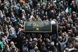 مرحوم آیت اللہ محمد محمدی ری شہری کی تشییع جنازہ