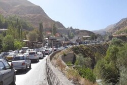 تردد در مسیر جنوب به شمال آزادراه تهران-شمال ممنوع شد