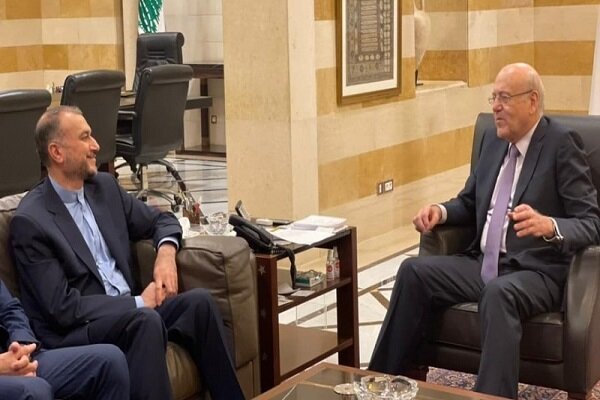 Emir Abdullahiyan, Lübnan Başbakanı ile görüştü