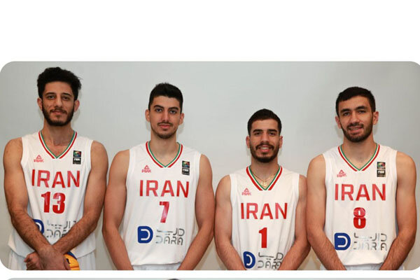 تیم بسکتبال سه نفره زیر ۲۳ سال ایران برابر مالزی پیروز شد 