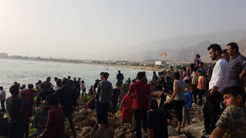 جستجو برای نجات جان جوان غرق شده در ساحل شرینو ادامه دارد