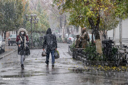 بارش برف و باران در ارتفاعات استان سمنان/ هوا سردتر می‌شود