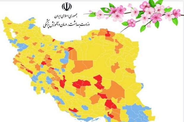 کرونا فروکش کرد/ اولین شهرستان استان سمنان آبی شد 