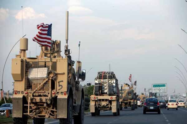 هدف قرار گرفتن کاروان نظامی آمریکا در عراق