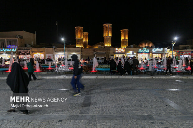 Historic sites in Yazd go dark to mark Earth Hour