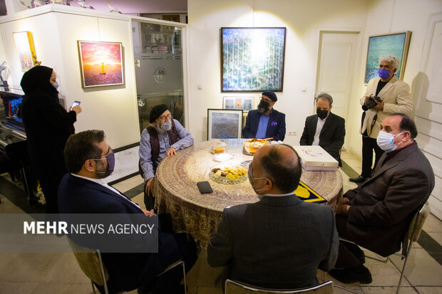 دیدار نوروزی وزیر فرهنگ و ارشاد اسلامی با حسین محجوبی