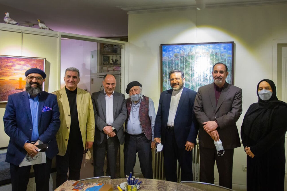 وزیر ارشاد به دیدار حسین محجوبی رفت/ بحث شکل‌گیری بنیاد و موزه