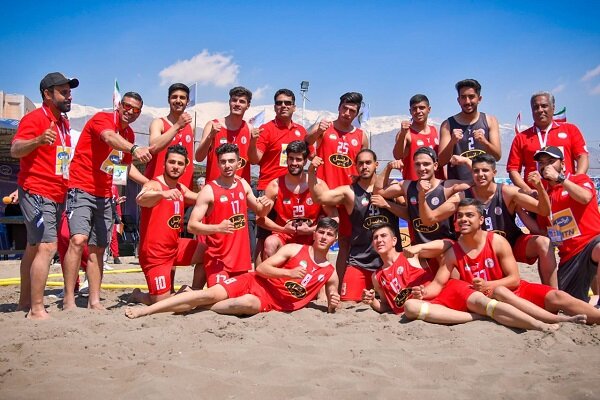 Iran junior beach handball team win Asian C'ships