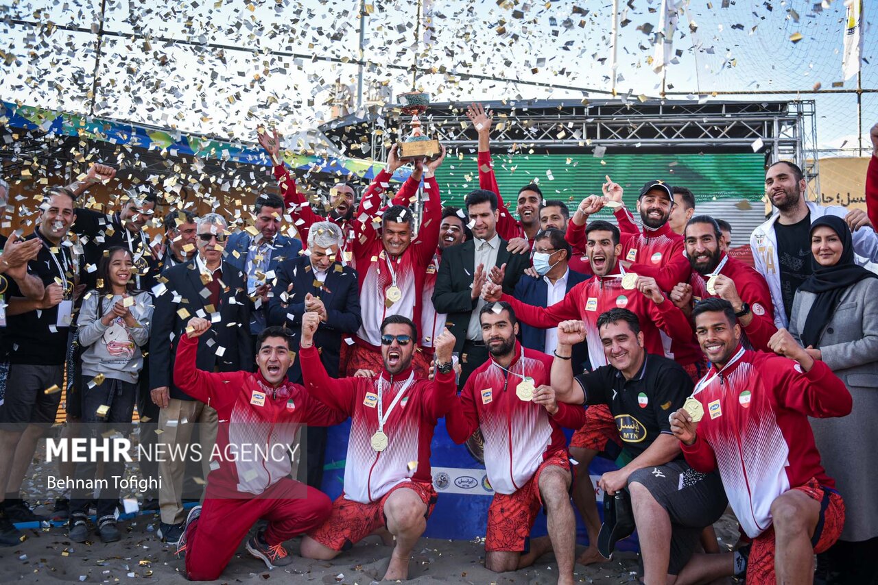 تیم هندبال ساحلی ایران قهرمان آسیا