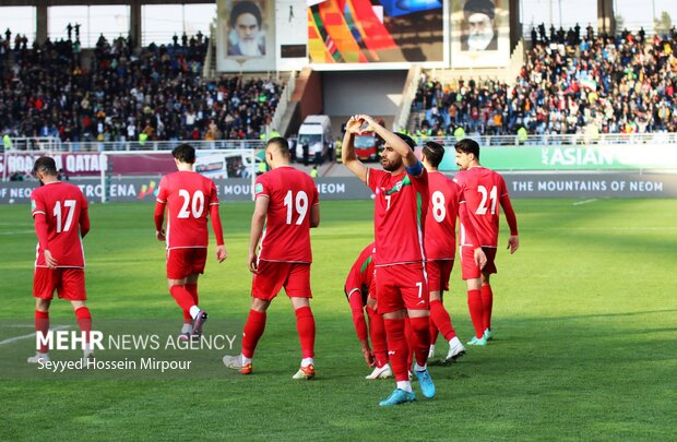 دیدار تیم ملی فوتبال ایران با تیم ملی فوتبال لبنان