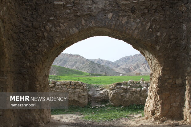 Siagol fire temple in Eyvan County