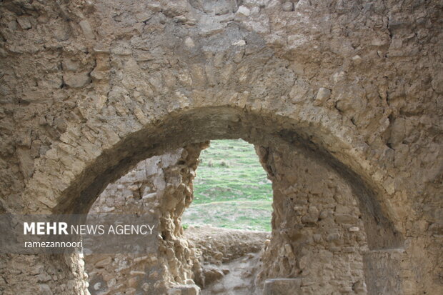 Siagol fire temple in Eyvan County