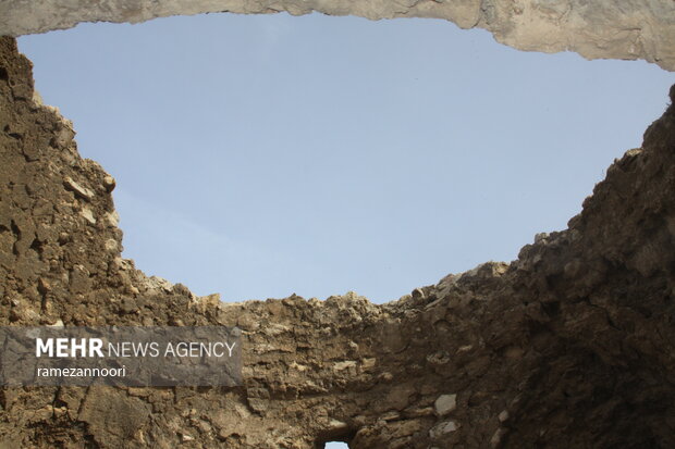 Siagol fire temple in Eyvan County