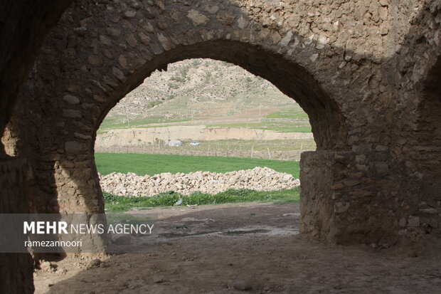 Siagol fire temple in Eyvan County