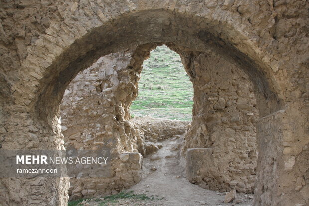 Siagol fire temple in Eyvan County