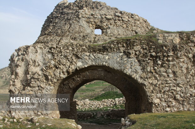 Siagol fire temple in Eyvan County