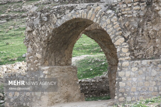 Siagol fire temple in Eyvan County