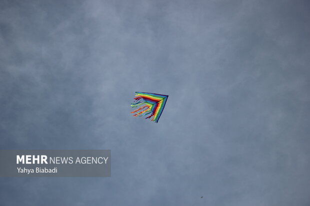 Kite running festival in Kermanshah