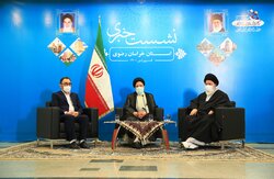 نشست خبری رئیس جمهور با اصحاب رسانه در مشهد