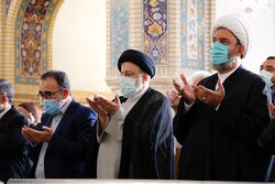 حضور رئیس جمهور در نمازجمعه مشهد مقدس