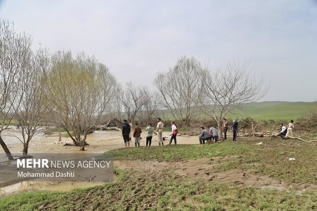 عملیات جستجوی ۲ کودک غرق شده در گرمی