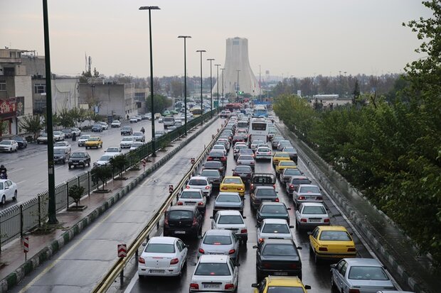 افزایش ۳۰ درصدی ترافیک در شهر تهران