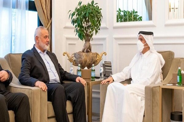 رایزنی «اسماعیل هنیه» با وزیر خارجه قطر درباره تحولات فلسطین