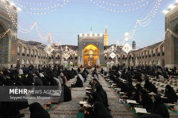 Recitation of Holy Quran in Imam Reza (PBUH) holy shrine