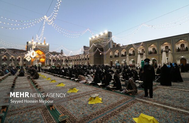 Recitation of Holy Quran in Imam Reza (PBUH) holy shrine