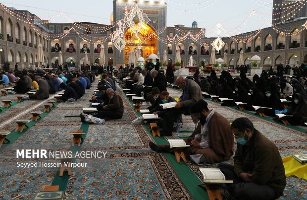 Recitation of Holy Quran in Imam Reza (PBUH) holy shrine