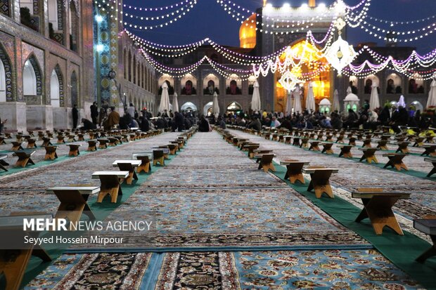 Recitation of Holy Quran in Imam Reza (PBUH) holy shrine